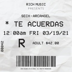 Sech Ft. Arcangel - Te Acuerdas (Hype Intro DJ Aytor 2021)