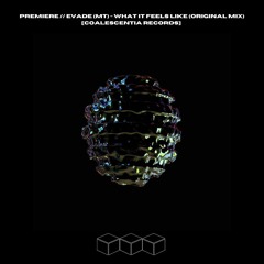 PREMIERE // Evade (MT) - What it Feels Like (Original Mix) [Coalescentia Records]