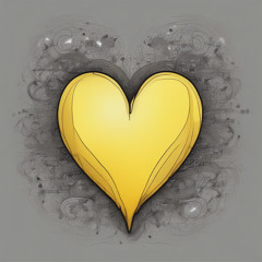 NVGHT OWL - YELLOW HEART