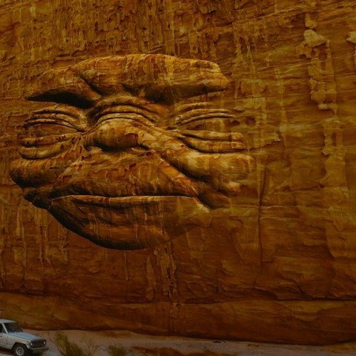 on the edge of the cliff