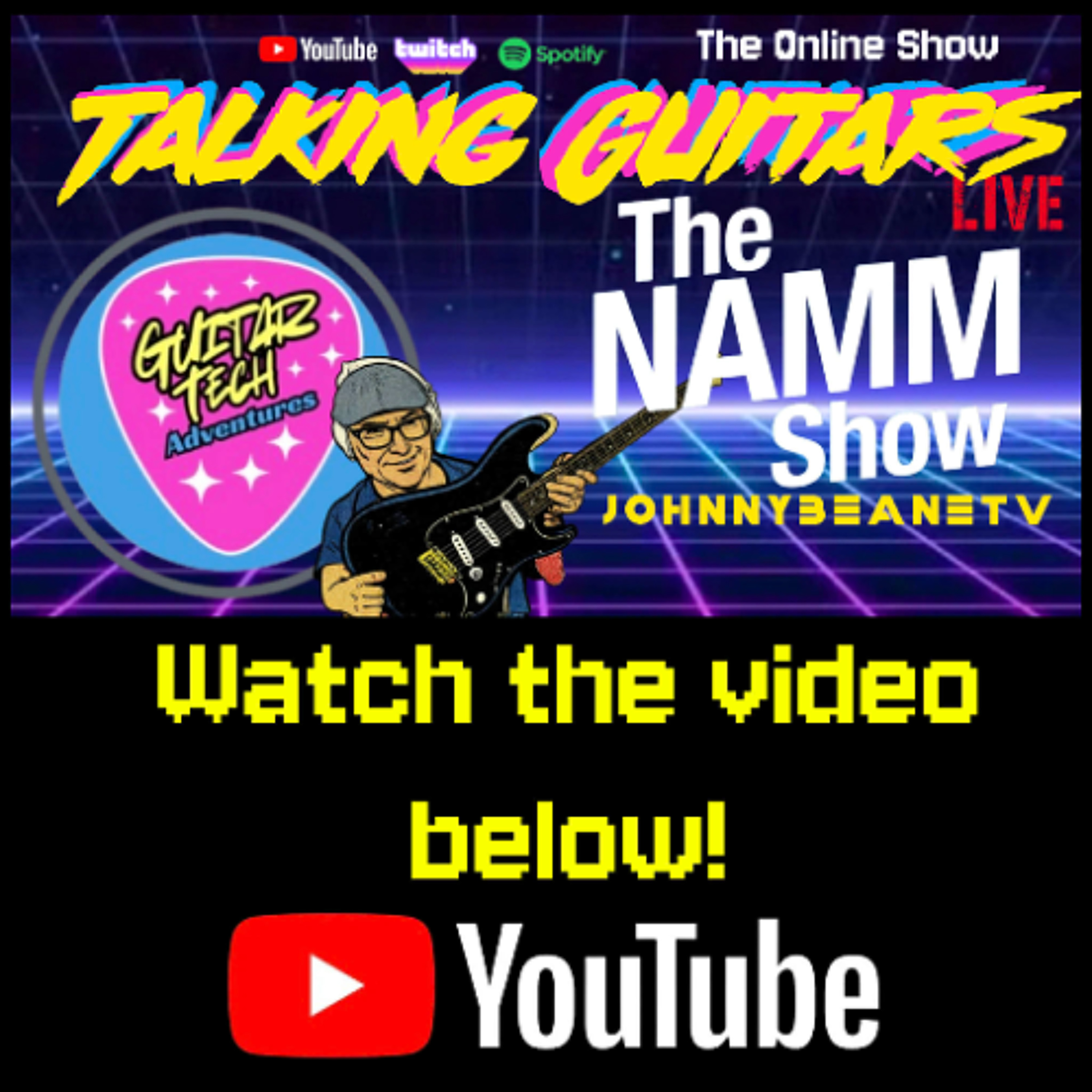 Talking Guitars: Hanging with Guitar Tech Adventures! We Share NAMM Stories 🎸 #NAMM (1/30/26) episode artwork
