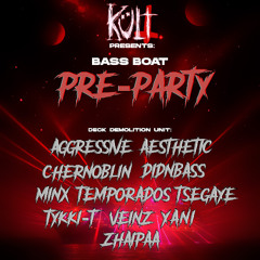 Kült Presents: Bass Boat Pre-Party 22.8.2025 @UG-Klubi | Aggressive Aesthetic