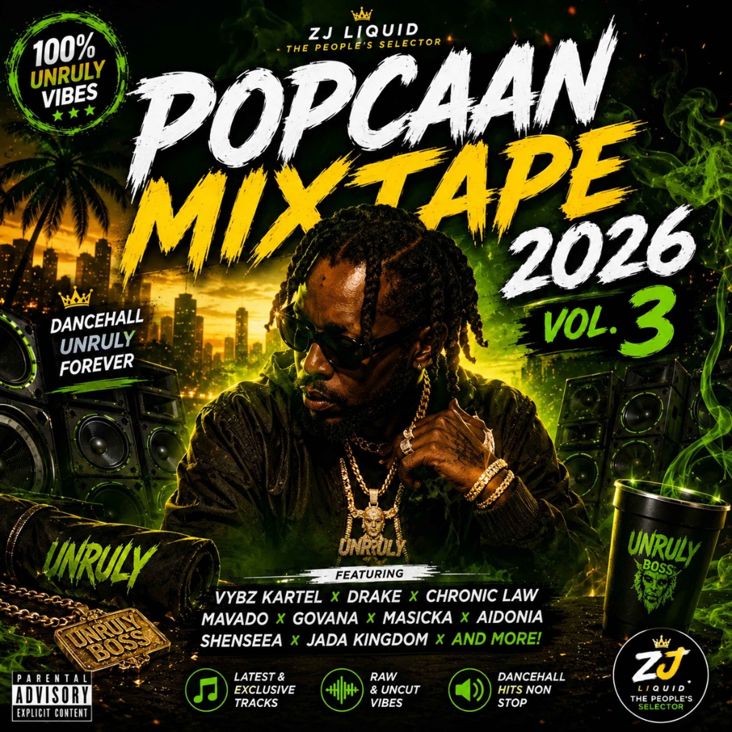 NEW POPCAAN DANCEHALL MIXTAPE 2026  VOL.3