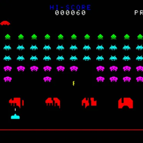 retro space game idea