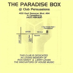 Manny Cuevas Live @ The Paradise Box Casselberry, FL. May 5th,2000' (Tape 3.)