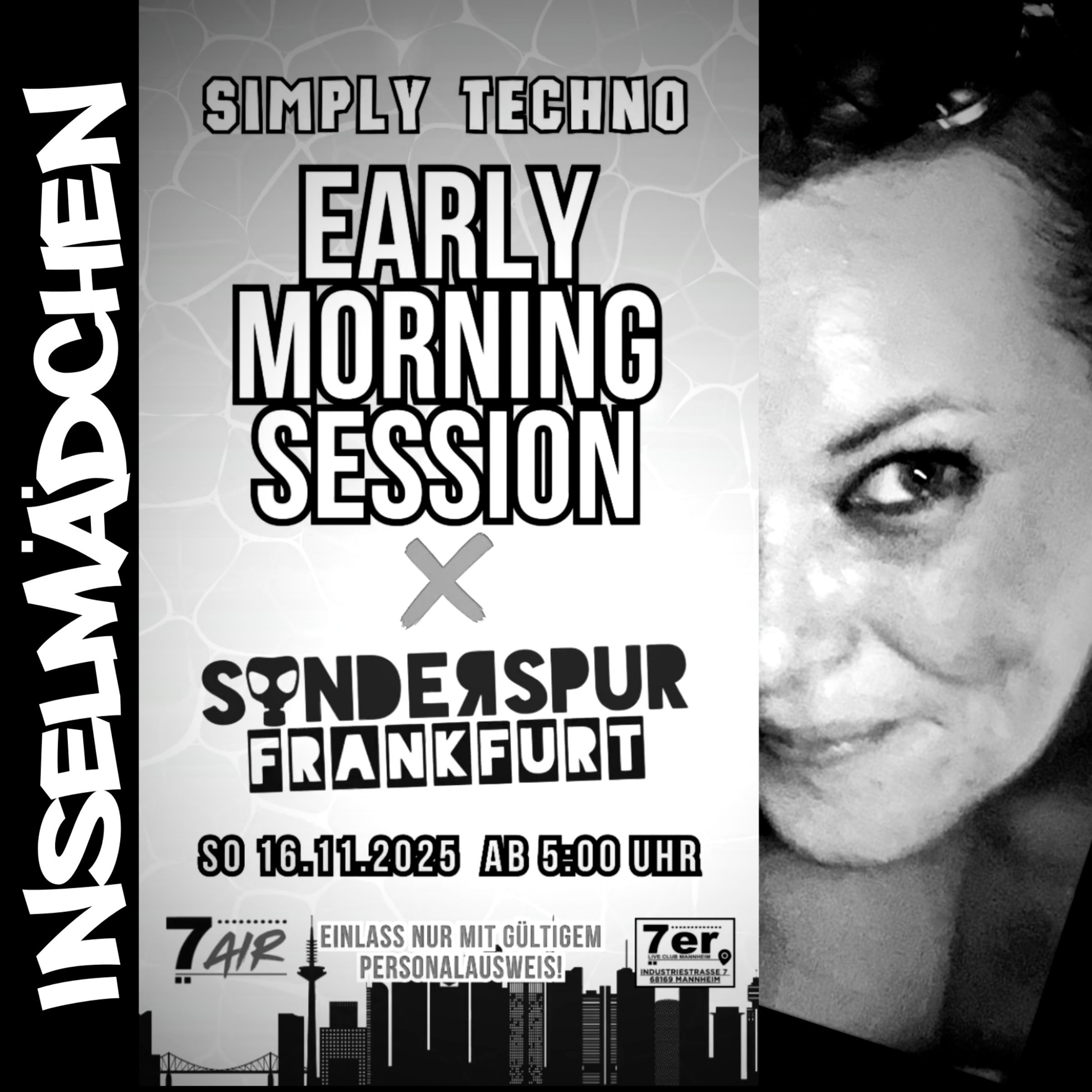 inSelMäDchEn @ SIMPLY TECHNO meet´s SONDERSPUR | 7er CLUB - MANNHEIM | 16.11.2025 episode artwork