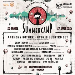 Snabel @ 20 Years klickklackklub Summercamp Odonien Schienenhalle