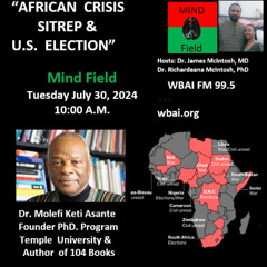 MOLEFI ASANTE ON AFRICAN CRISIS HOTSPOTS AND 2024 U.S. ELECTION