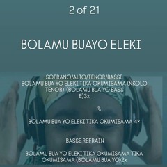 2 of 21 days(BOLAMU BUAYO ELEKI)