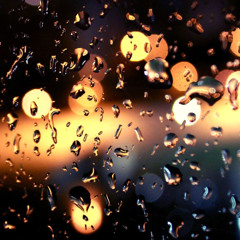 rain at the train station