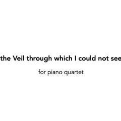 the Veil through which I could not see (2019, world premiere)