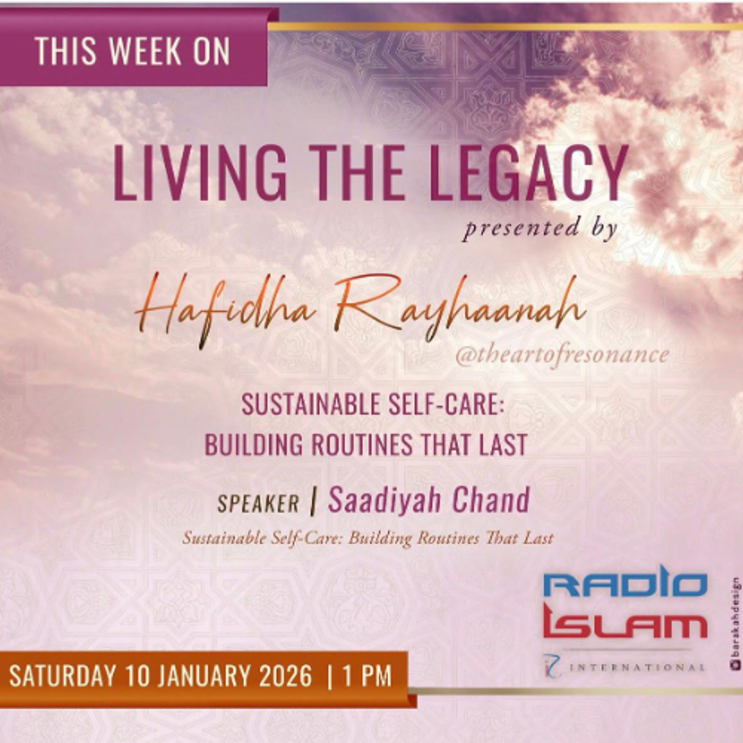 Building Routines That Last: Saadiyah Chand