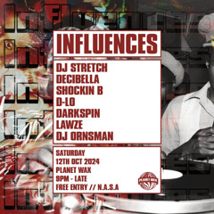 Influences at Planet Wax - Darkspin Vinyl Set 12th Oct 2024