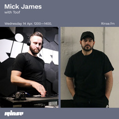 Mick James with Toof - 14 April 2021