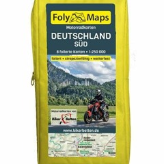 Download FolyMaps Motorradkarten Deutschland Süd: 1:250 000