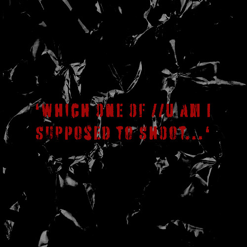 'which one of //u am i supposed to shoot?...' {prod. Geekinz}