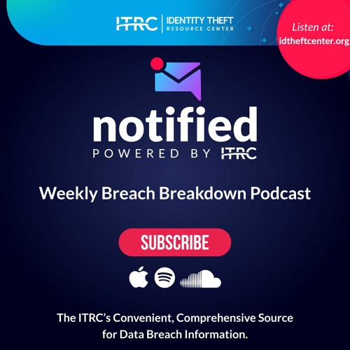 Stream ID Theft Center  Listen to The Weekly Breach Breakdown Podcast  Playlist by ITRC playlist online for free on SoundCloud