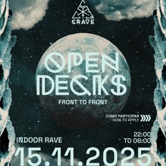 Máni By Crave | 15 de Novembro | Open Decks by Short K1ng & Jonas