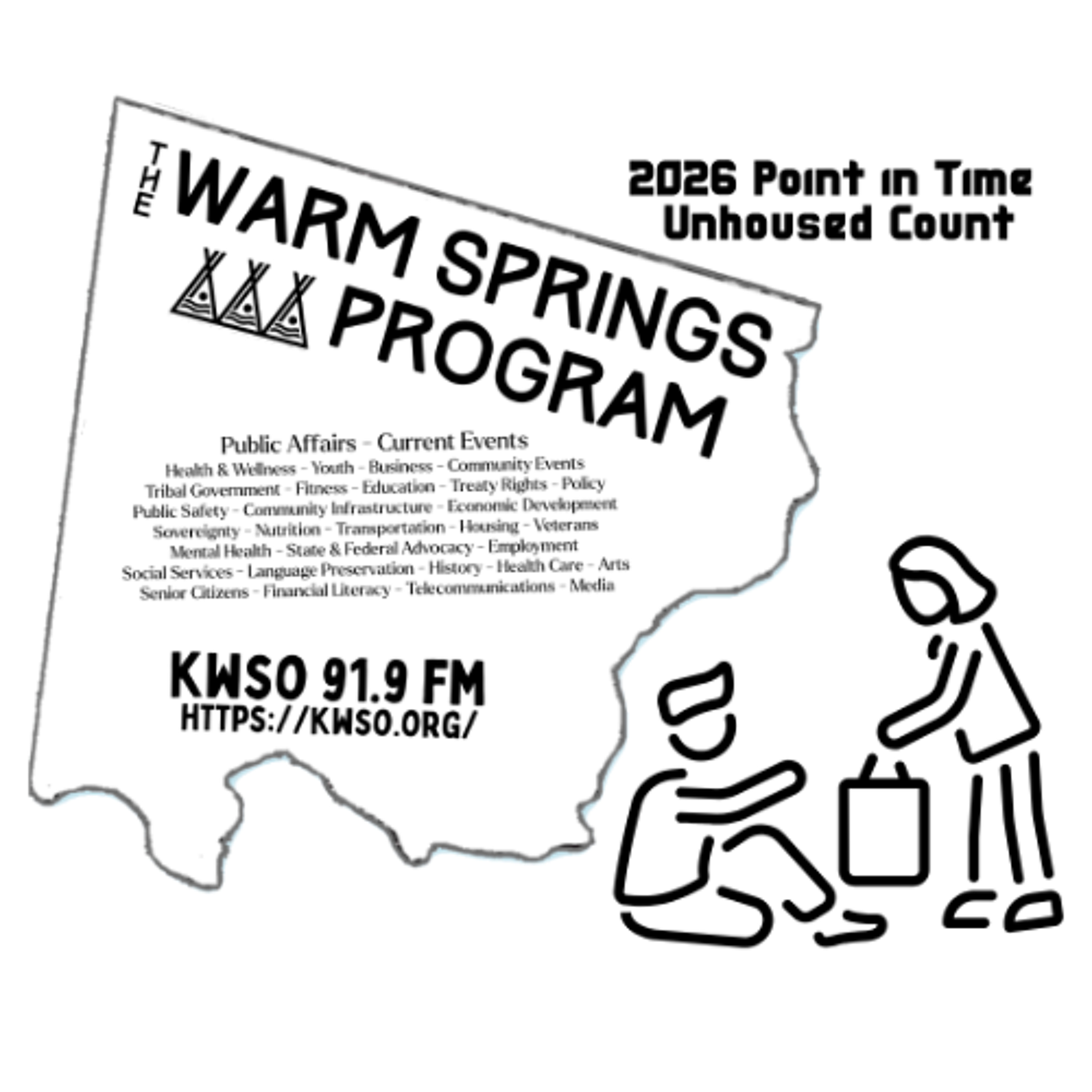 Houseless Population with Dayle Tufti - KWSO Warm Springs Program Podcast episode artwork