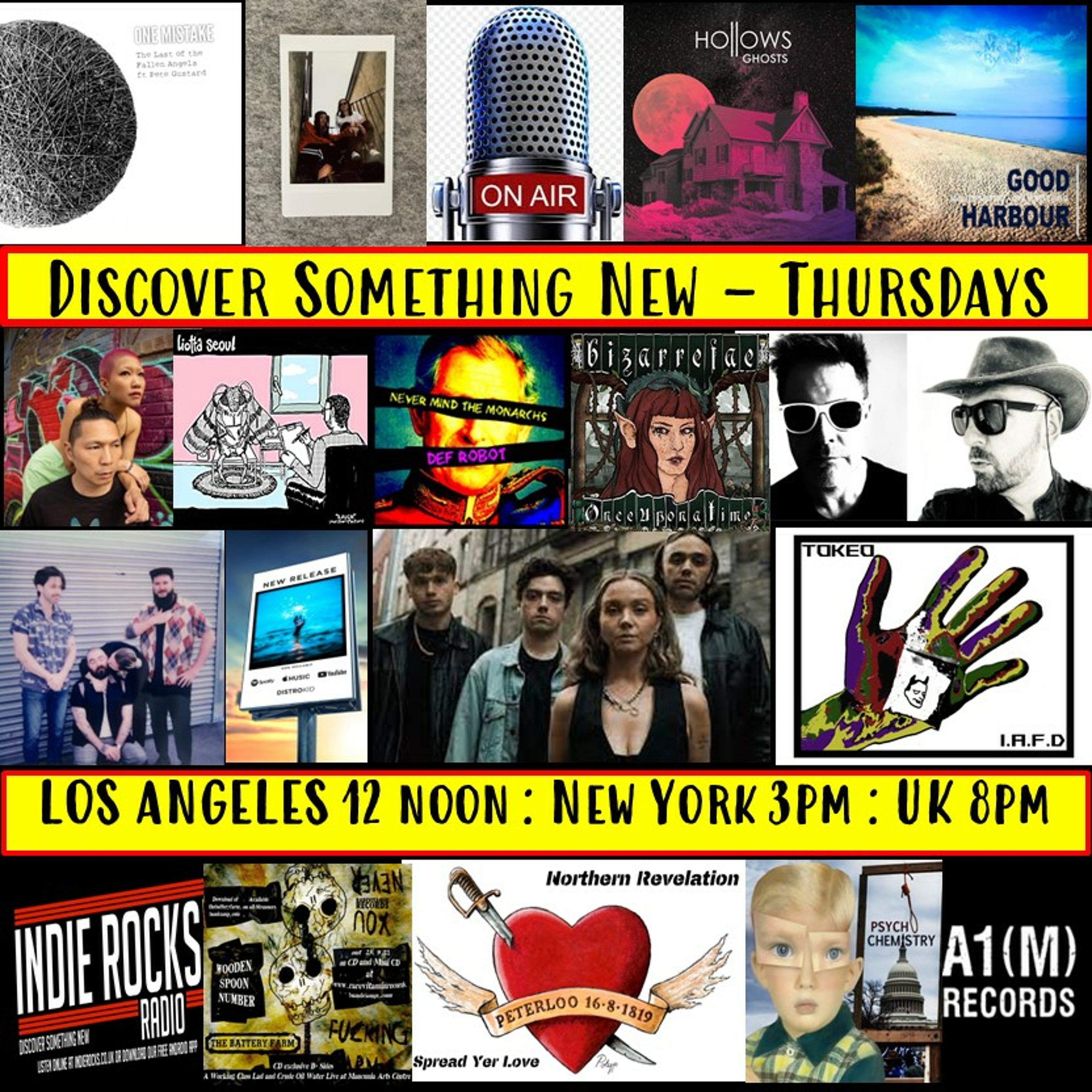 A1M new Music Show - Discover New Music - Indie Rocks Radio