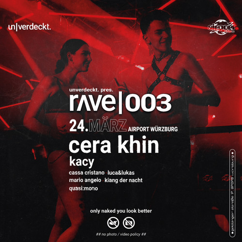 Cassa Cristano b2b Quasi;Mono-unverdeckt. pres. rave I 003 @Airport Würzburg | 143 - 148 BPM Techno