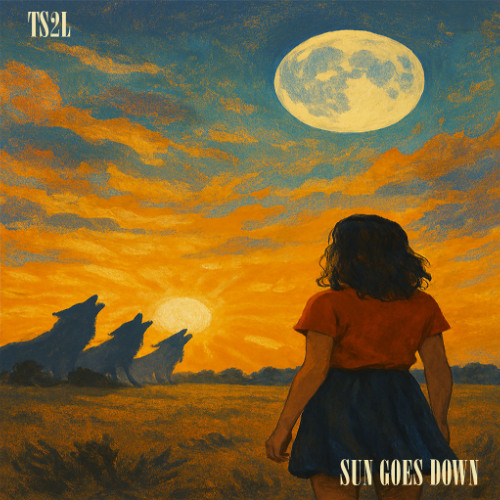 Sun goes down (in the style of David Jordan)