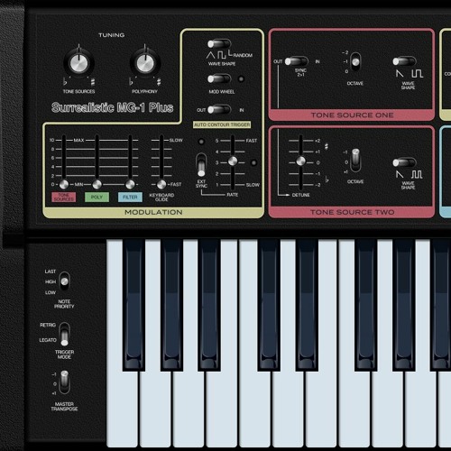 One Synth Challenge #158: Surrealistic MG-1 Plus by Cherry Audio