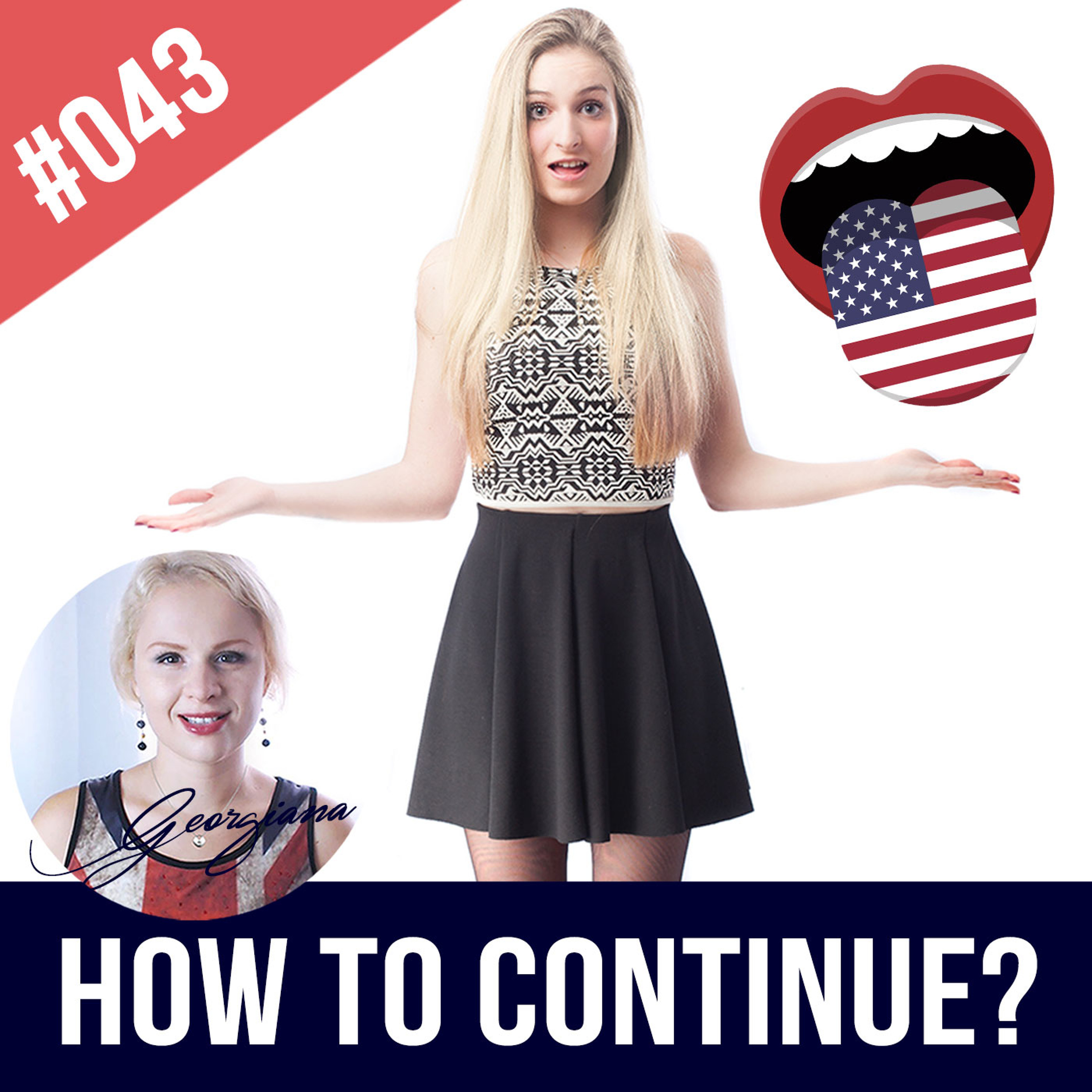 #043 How To Continue A Conversation When You're Stuck Or Blocked? episode artwork