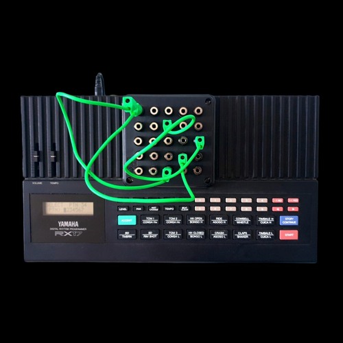 Stream Yamaha 1987 RX17 Drum Machine + Patch Bay Mod Demo by Canned