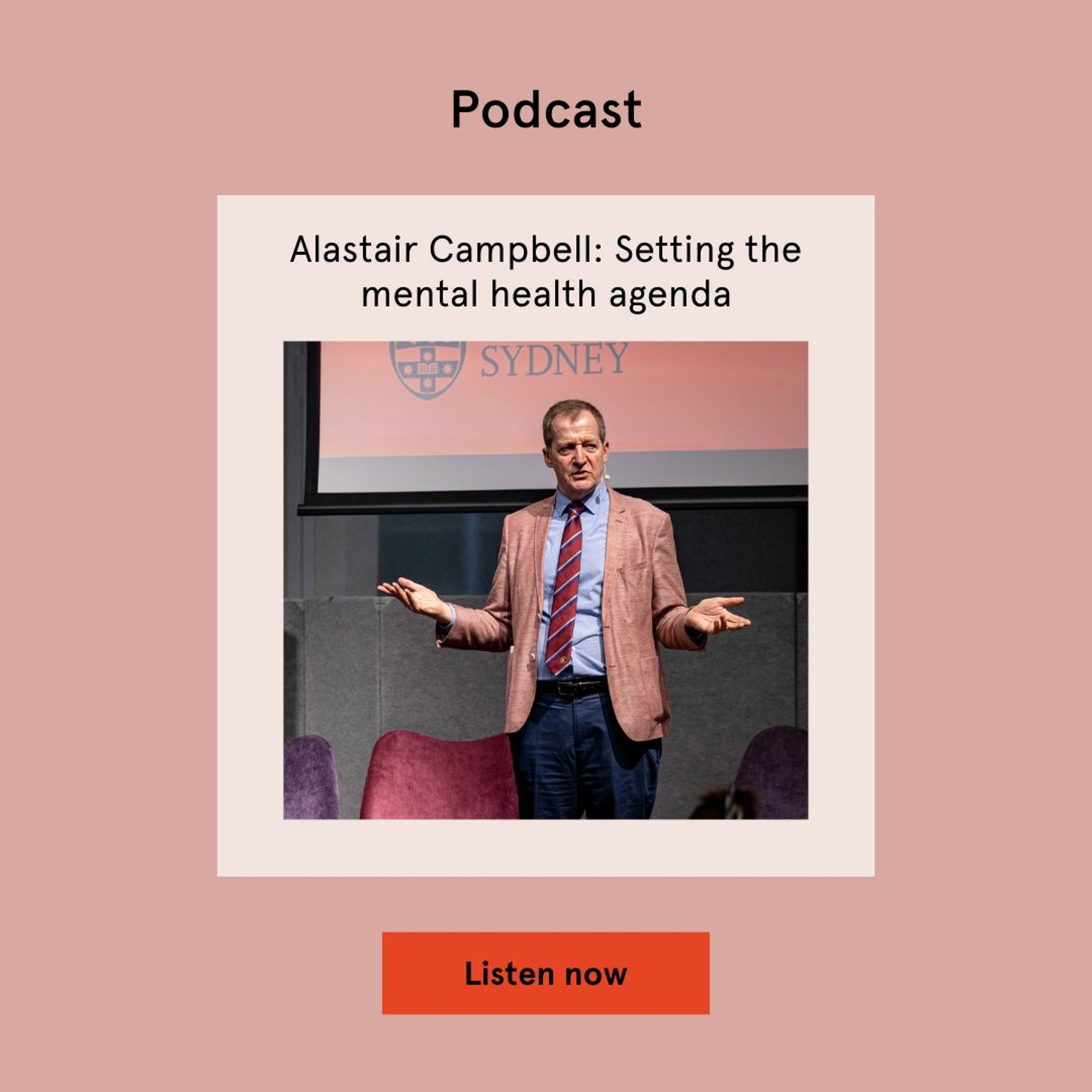 cover of episode Alastair Campbell: Setting The Mental Health Agenda