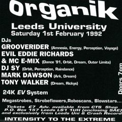 Grooverider @ Organik (1-2-1992) (Side A)