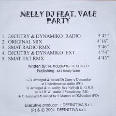 Nelly Dj Feat. Vale - Party (Gabry Ponte Extended Mix)