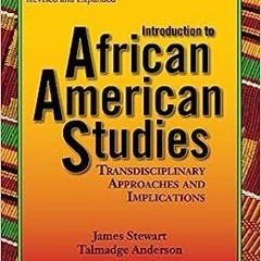 PDF Book Introduction to African American Studies