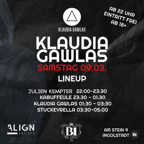 (Live - Mitschnitt) Julien Kempter@B1(Opening Klaudia Gawlas) 2024 - 03 - 09