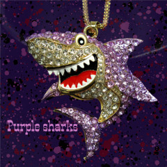 Purple Shark by. Molly God