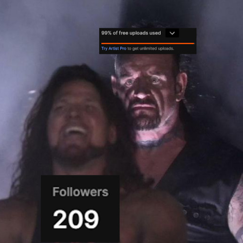 200+ FOLLOWERS YESSS!!! + 99% FREE UPLOAD USED NOOOO