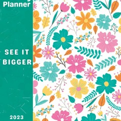 PDF See It Bigger Planner 2023-2024 Monthly: 2 Year Agenda January 2023 to December 2024 |