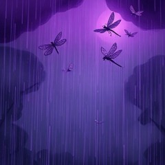 Dragonflies in the Purple Rain