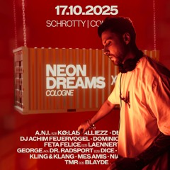 DJ Achim Feuervogel @ Neondreams x H33 Schrotty Cologne | Live Recording | 17.10.25