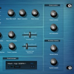 Hitech 180 BPM - Eplex HITECH BASS HBS1 plugin synthesizer