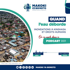 🎙 Quand l'eau déborde : Inondations à Kinshasa et Droits Humains