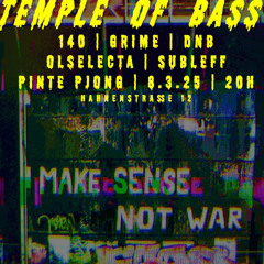 Temple of Bass Vol.2  (Pinte Pjöng Live Set 8/3/25)