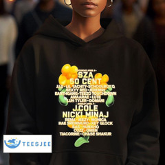 Dreamville Festival Sza 50 Cent J.cole Nicki Minaj 24 Flowers Shirt