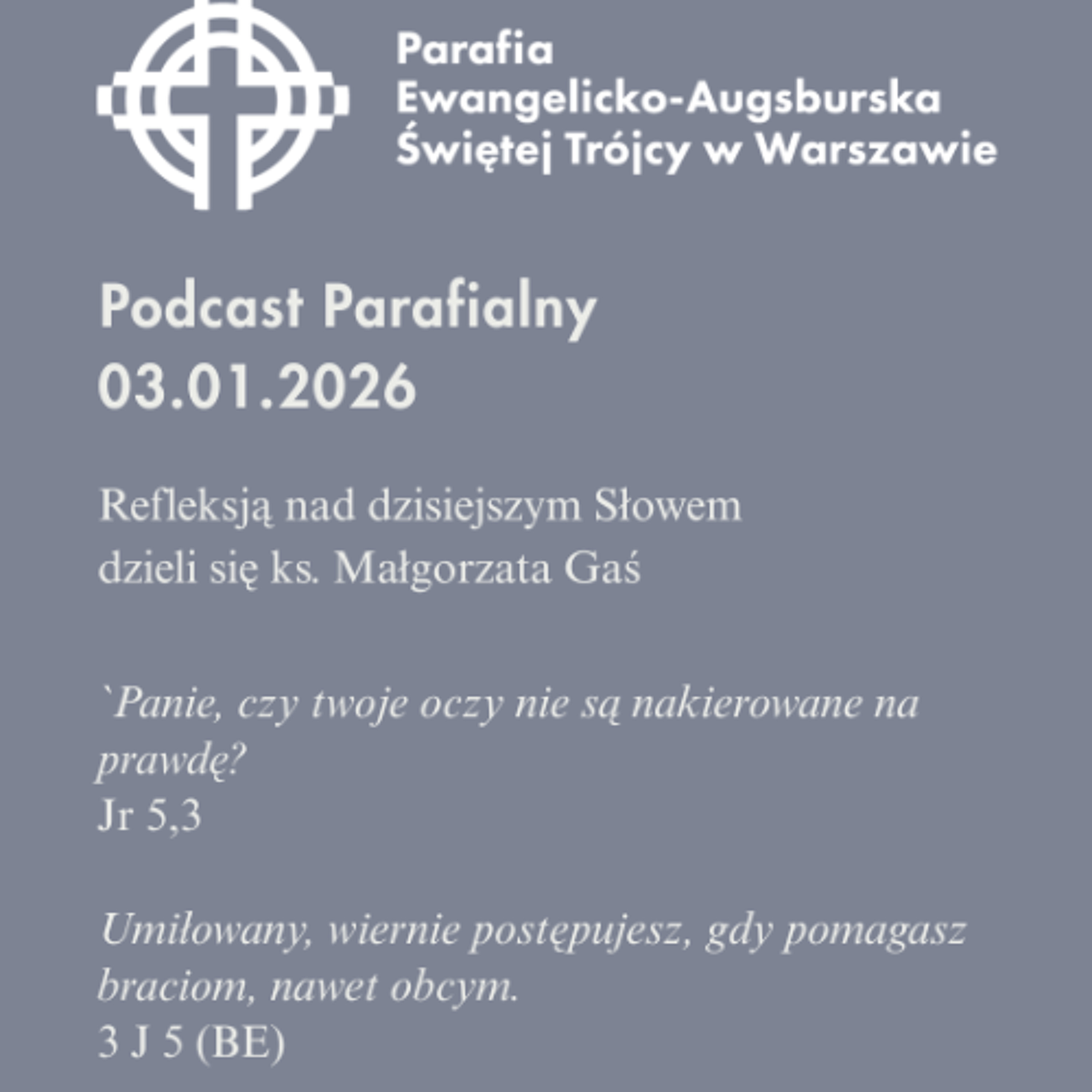 Poranek ze Słowem na dzień 3 stycznia 2026r episode artwork