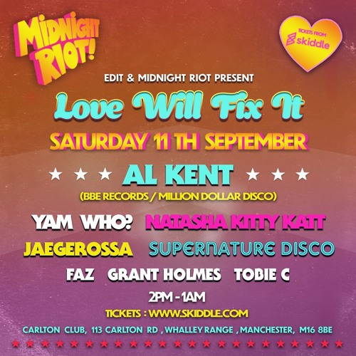 Live @ Love Will Fix It (Carlton Club Manchester Sept '21)