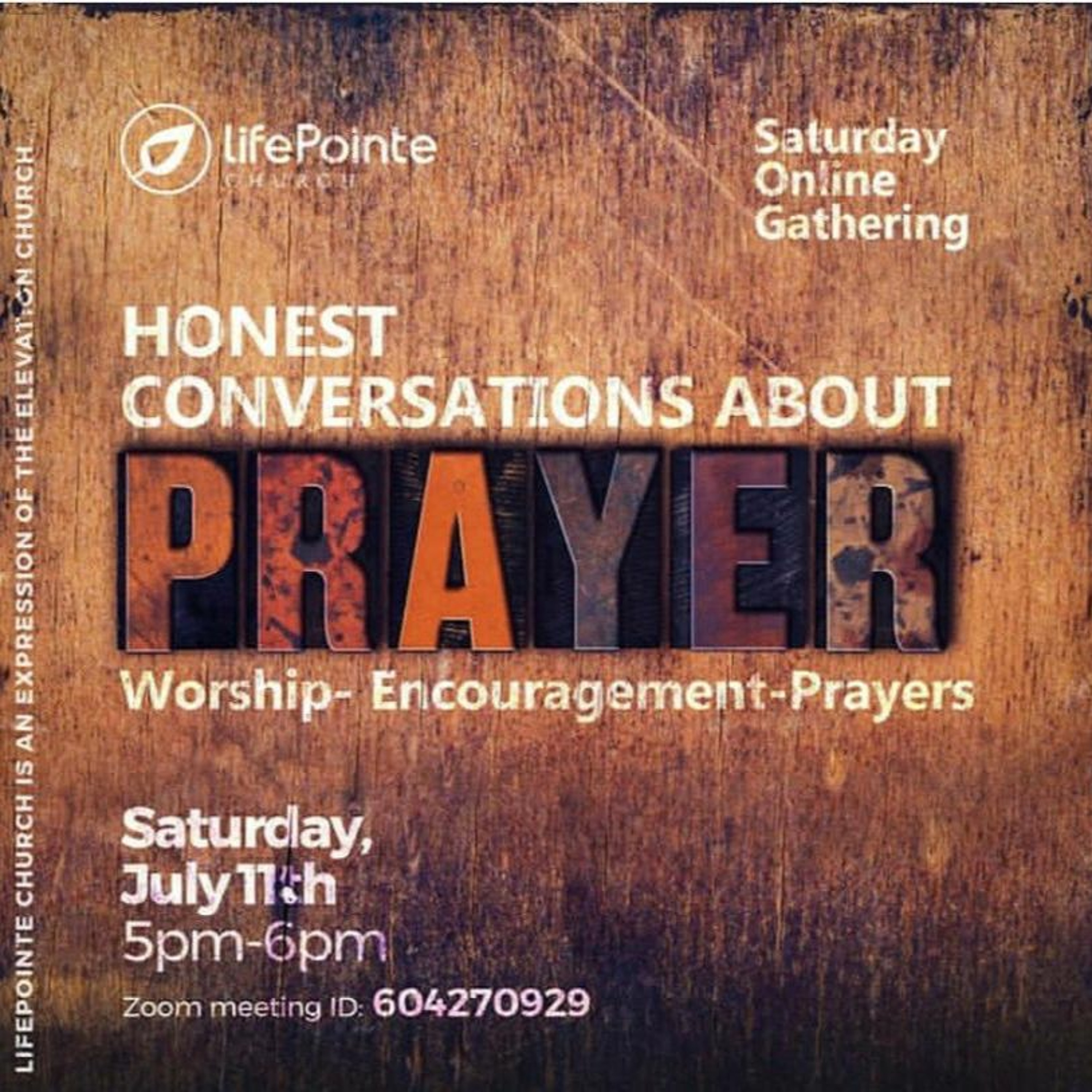 Saturday Online Prayer Gathering  July 11th 2020 episode artwork
