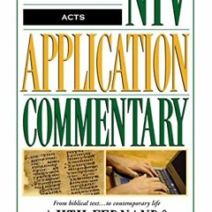[GET] PDF EBOOK EPUB KINDLE Acts (The NIV Application Commentary) by  Ajith Fernando ☑️