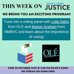 10.16.22- Importance of Voting with OLE NM & NMBVC!