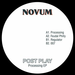 NOVUM 001 - A1 - Post Play - Processing