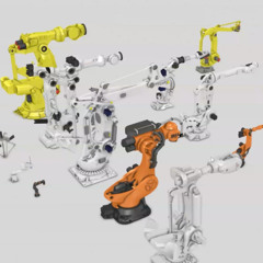 Robot Garden: A Collection of Industrial Robots